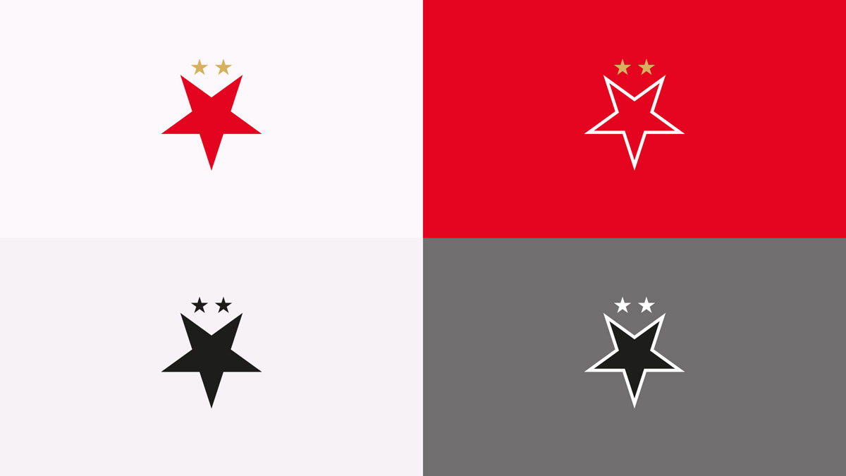 SK Slavia Praha Logo/Crest Redesign Color